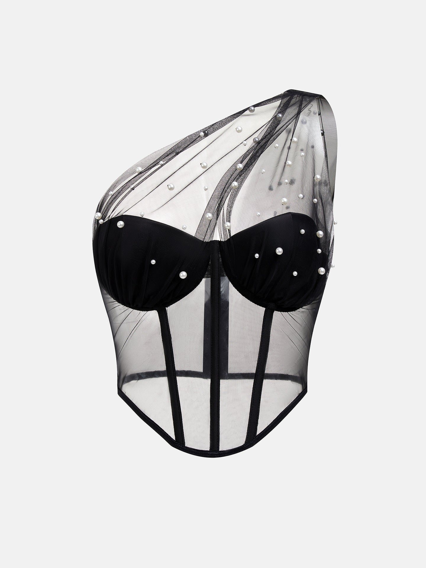 Pearl Chest-wrapped Top