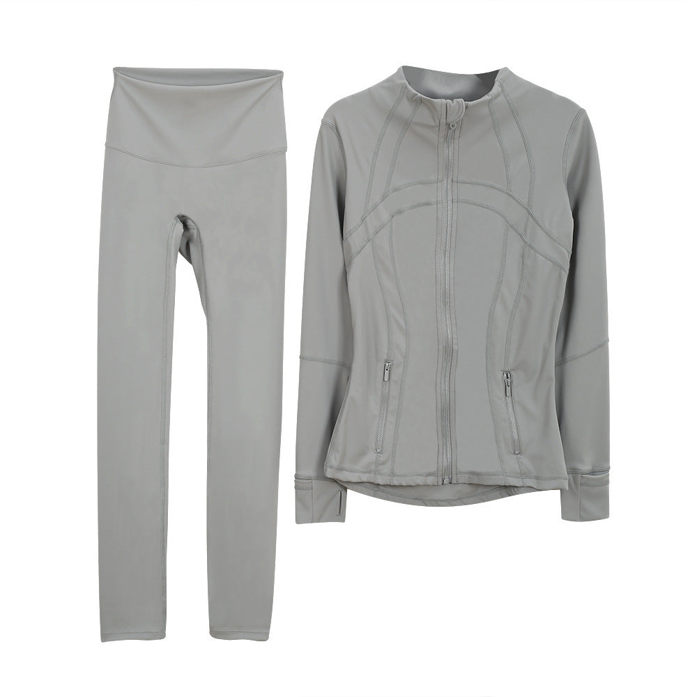 Sports jacket legging Set light gray