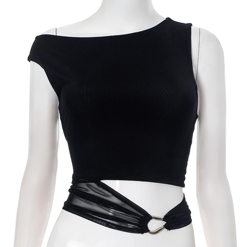Asymmetrical Slim Fit Top