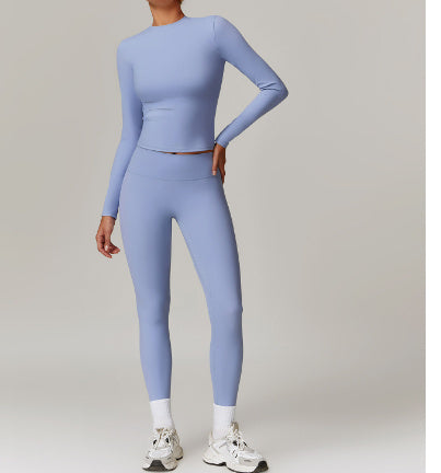 Slimming Long Sleeve Top Coat Active Set
