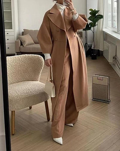 Lantern Sleeves Lapel Jacket