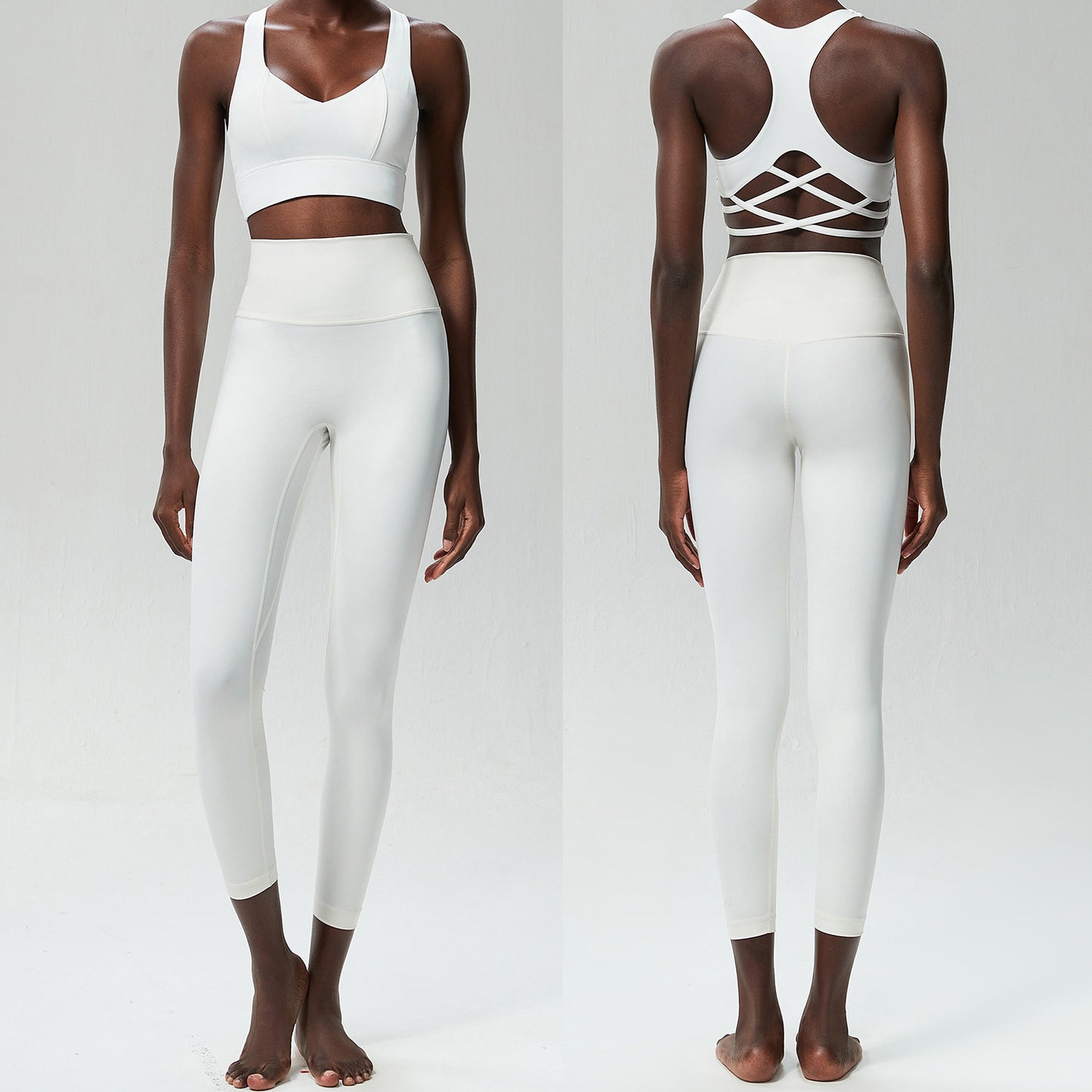 Low Back Cut Out Legging Set