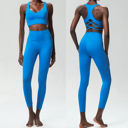 Low Back Cut Out Legging Set