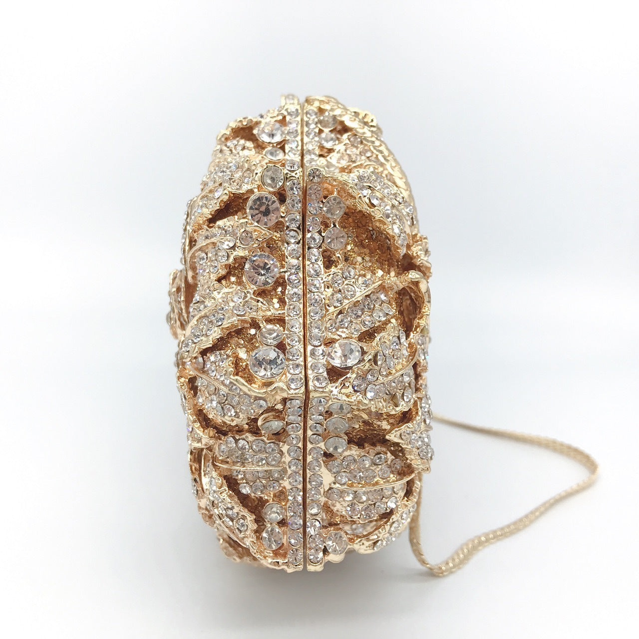 Hollow Rose Diamond Clutch