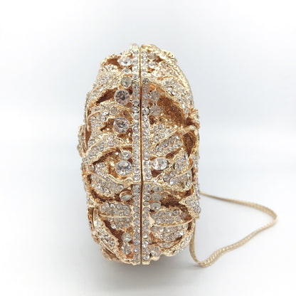 Hollow Rose Diamond Clutch