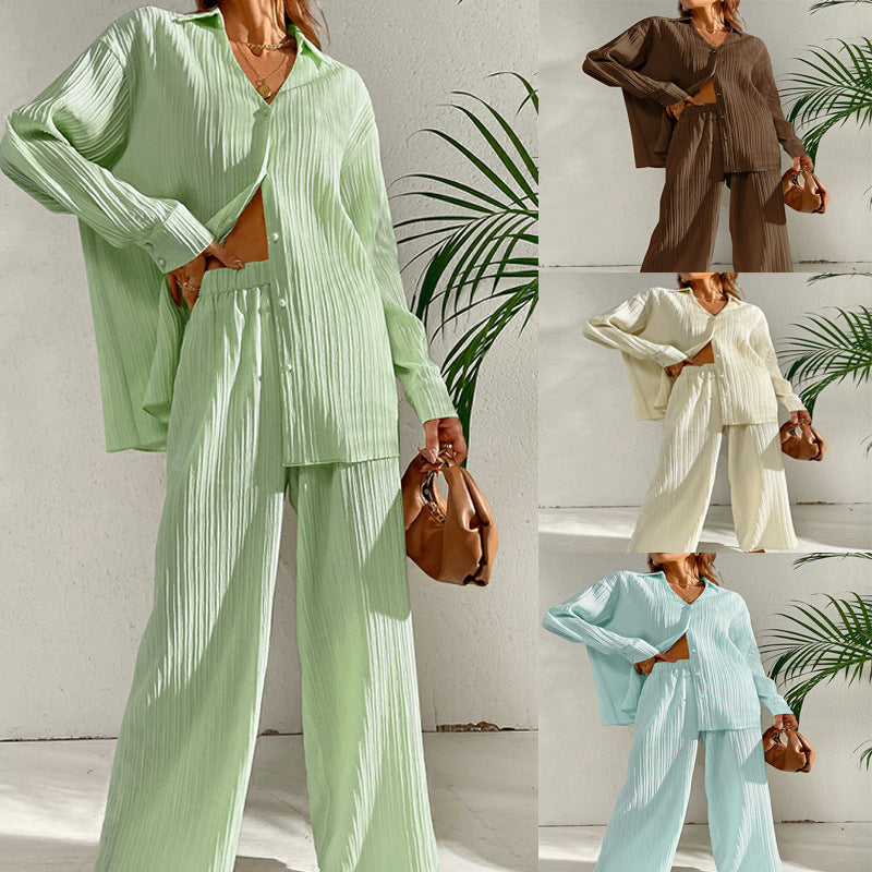 Loose Casual Long Sleeve Set