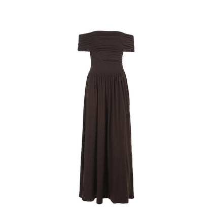 Elegant Off-Shoulder Tube Dress