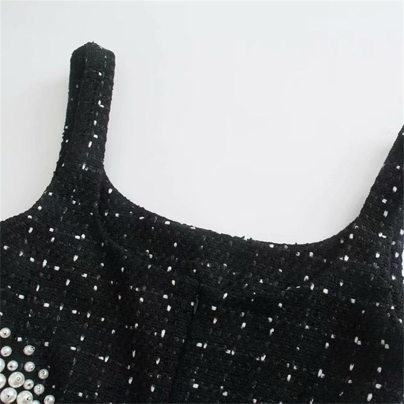 Pearl Woolen Midriff Dress