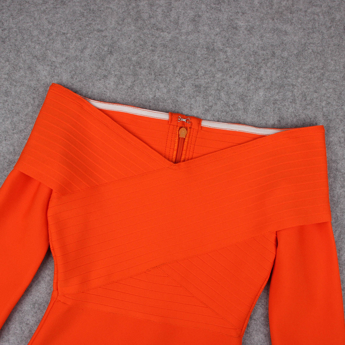 Bandage Elastic Waist Short Dress