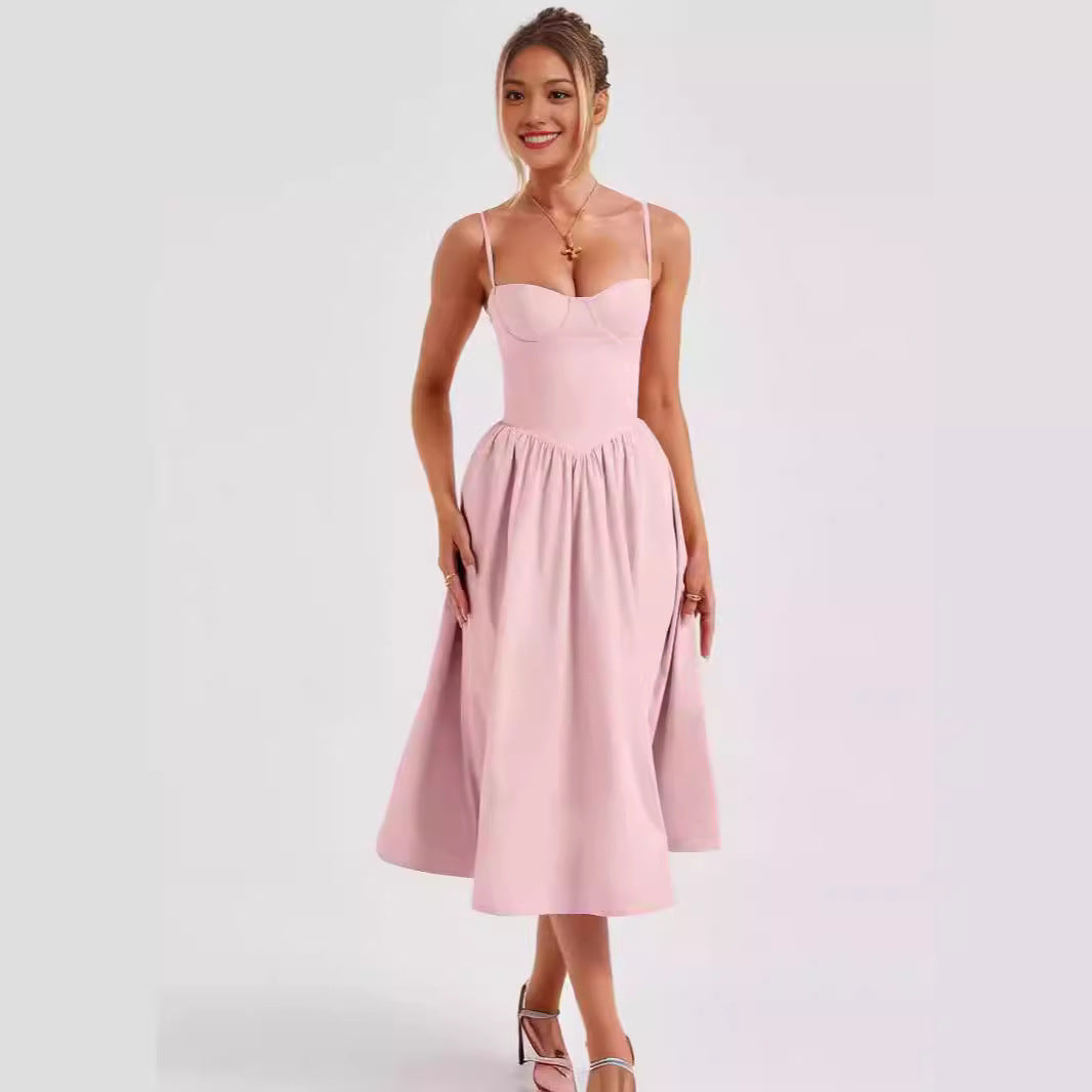 Retro Long Court Style Dress