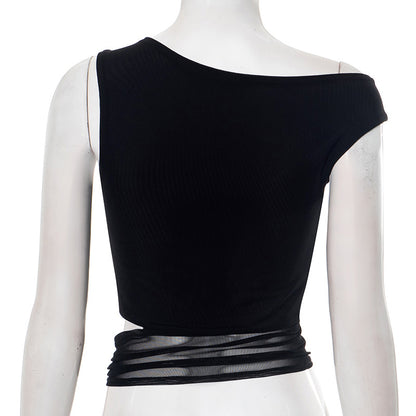 Asymmetrical Slim Fit Top