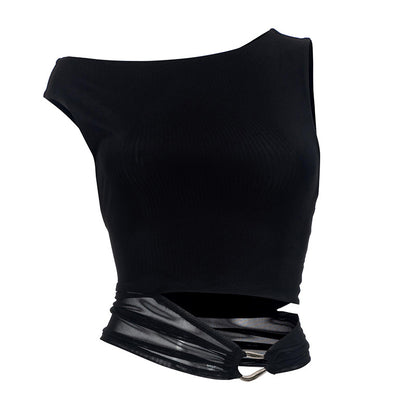 Asymmetrical Slim Fit Top