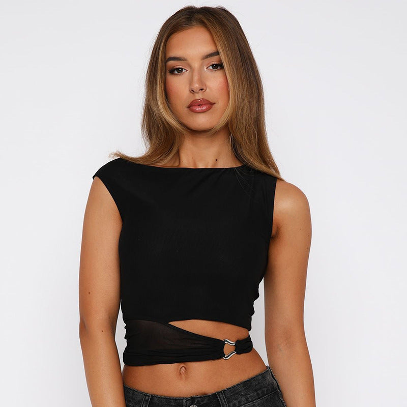 Asymmetrical Slim Fit Top