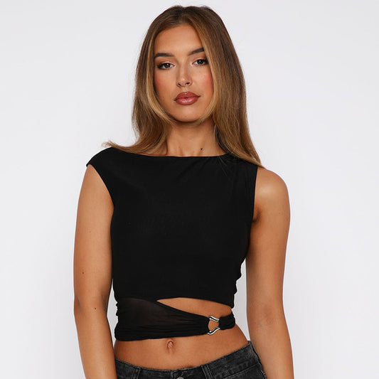 Asymmetrical Slim Fit Top
