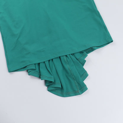 Backless Pleated Sheath Long Dress