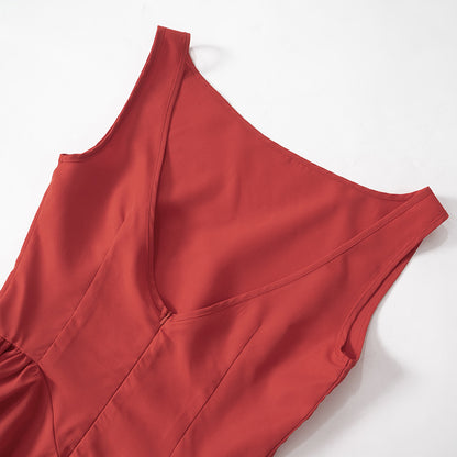 Boat-neck Elegant Dress