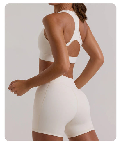 High Waist Hip Lift Active Short Set