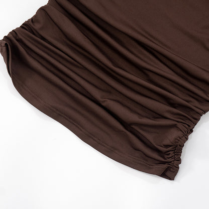Irregular Front Knot Top