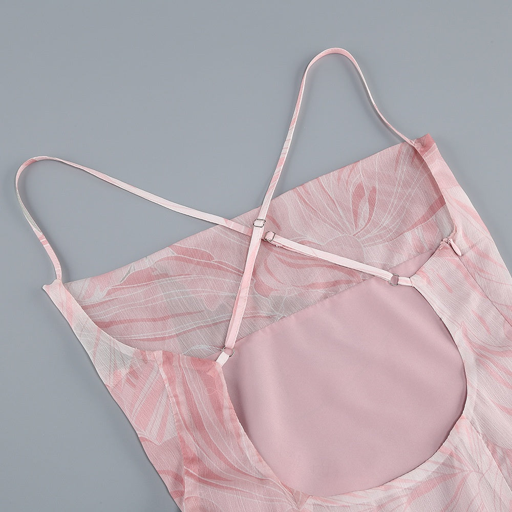 Irregular Oblique Ruffled Dress