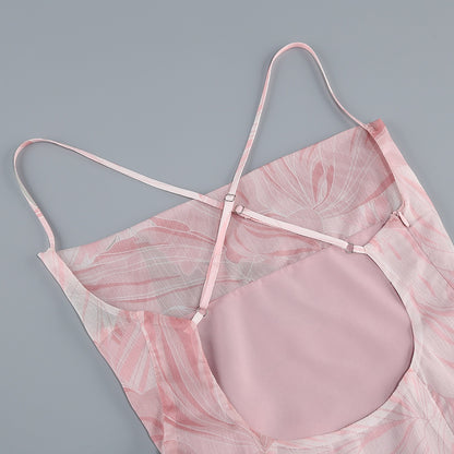 Irregular Oblique Ruffled Dress