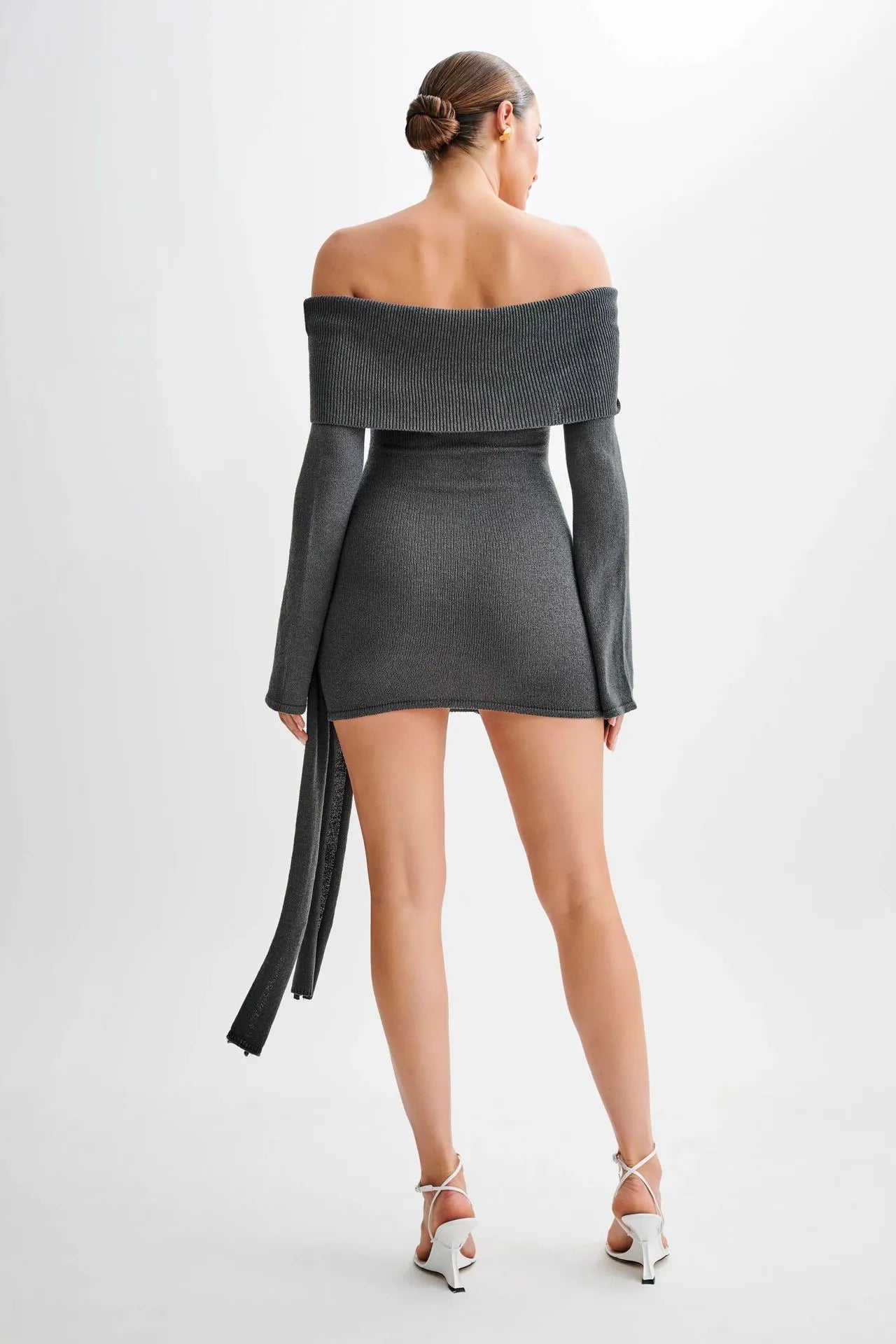 Knitted Irregular Sweater Dress