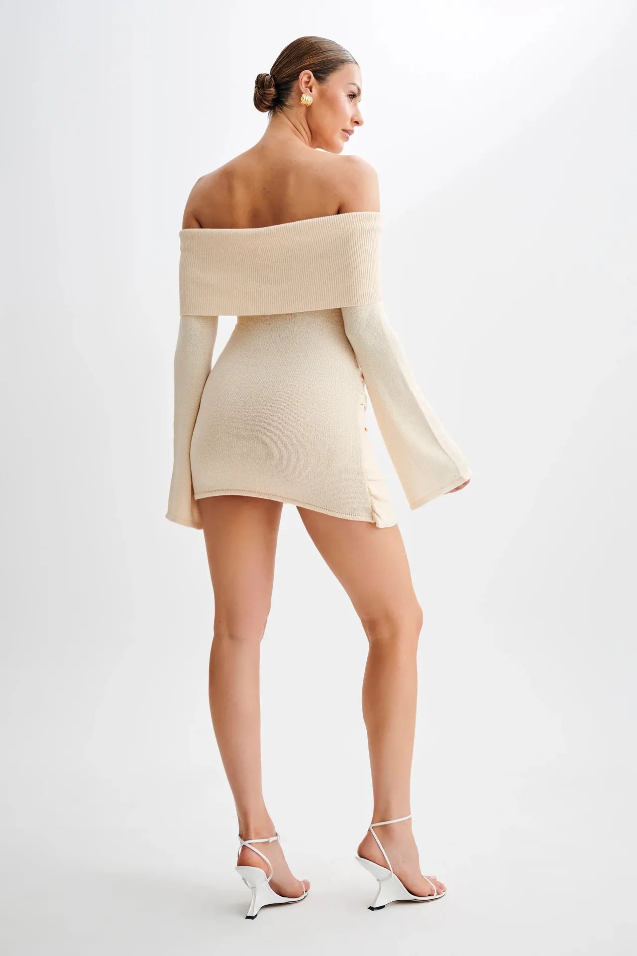 Knitted Irregular Sweater Dress