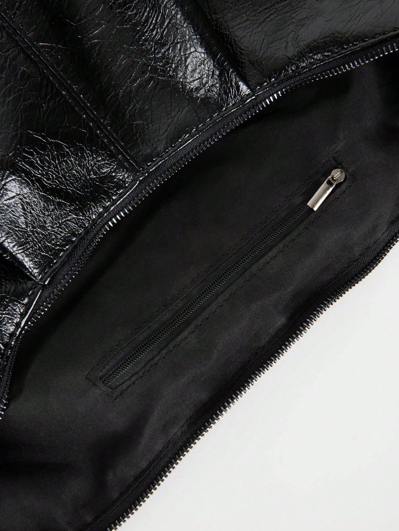 Knotted Croissant PU Leather Bag