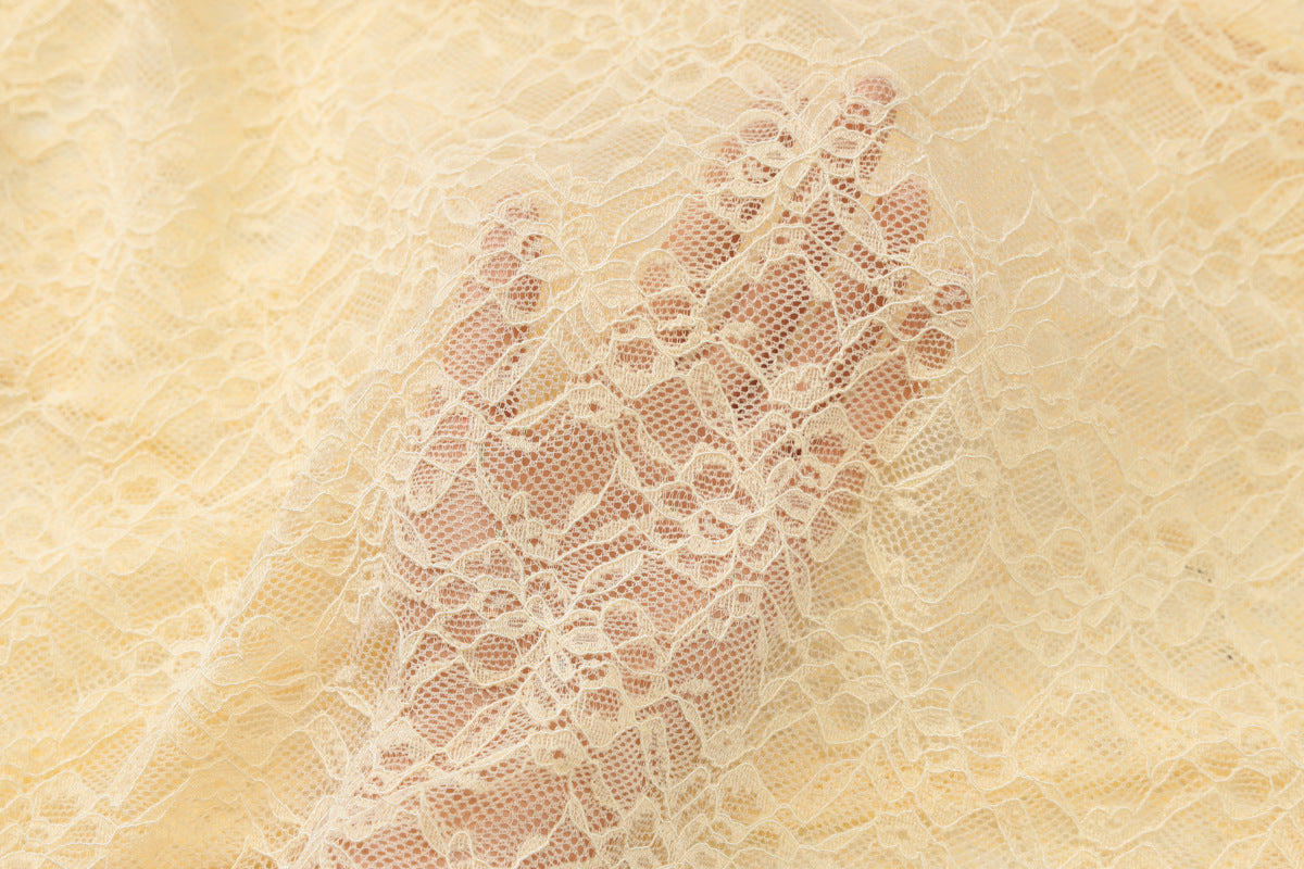 Lace Top and High Waist Skirt Two-piece Set