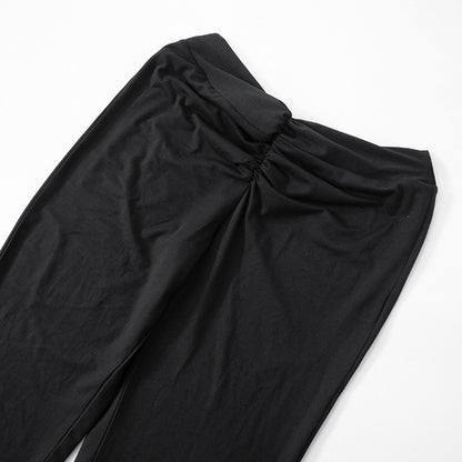 Line Zipper Hooded Set