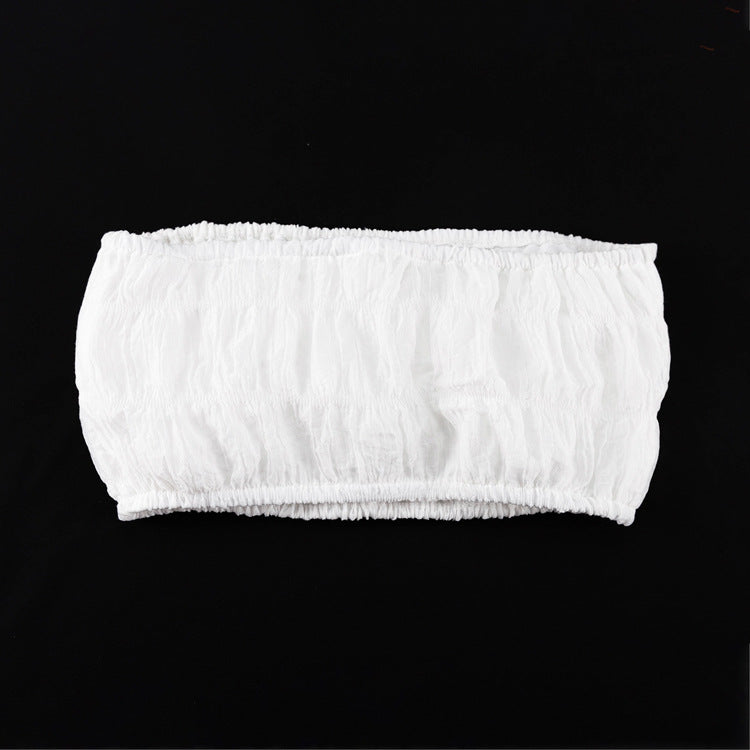 Loose Tube Top High Waist Shorts Three Piece Set