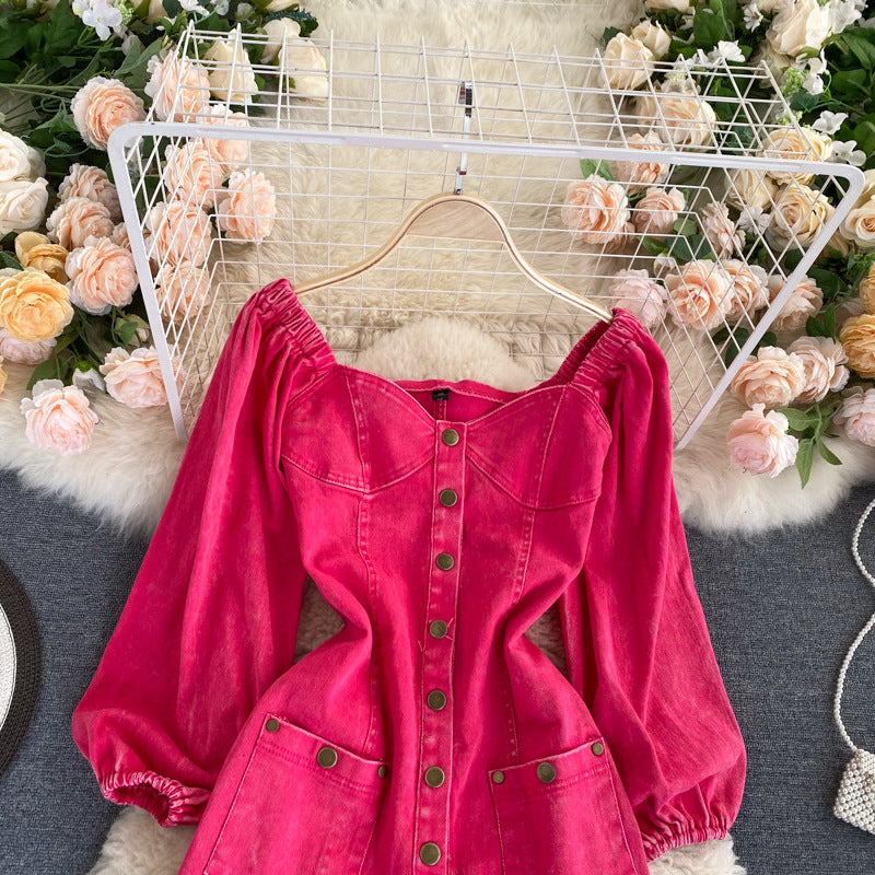Vintage Slim Fit Short Romper