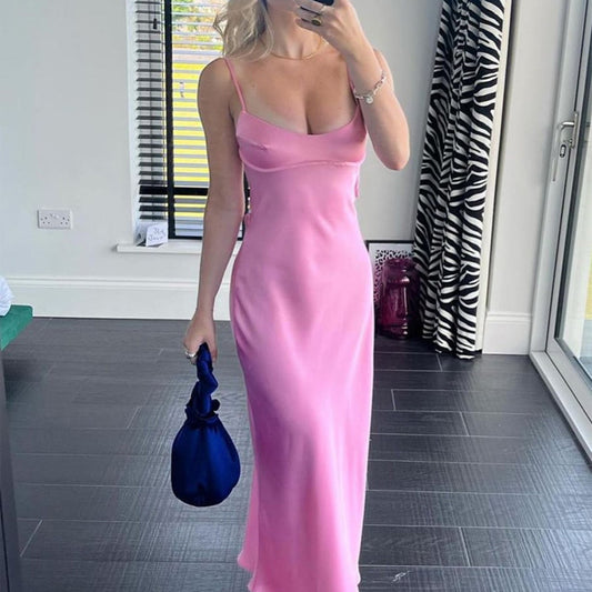 Strappy Cami Long Dress