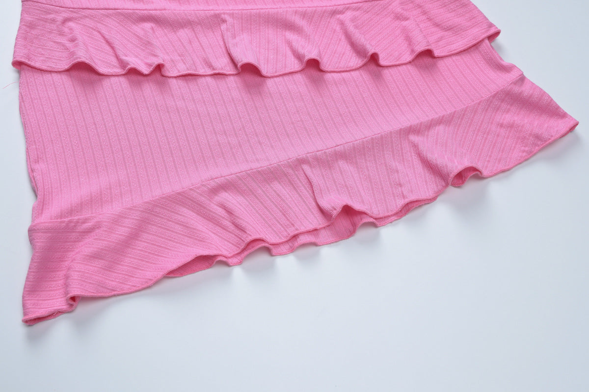 Lotus Leaf Skirt Two-piece Set