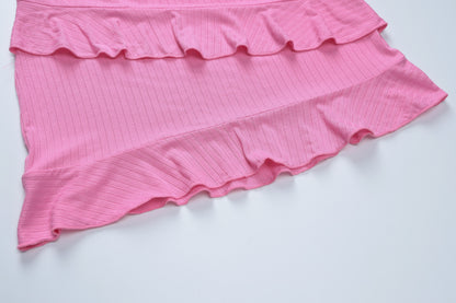 Lotus Leaf Skirt Two-piece Set