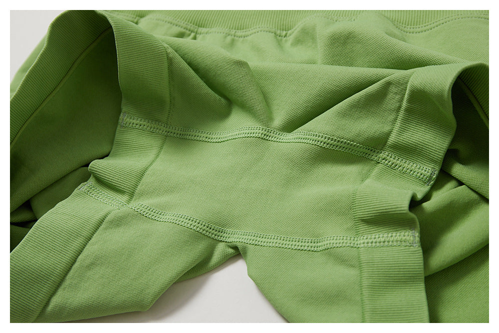 Seamless Strap Back Shorts Set