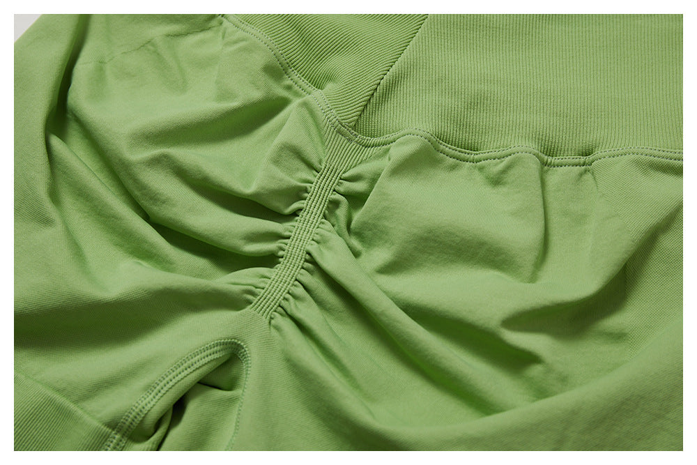 Seamless Strap Back Shorts Set