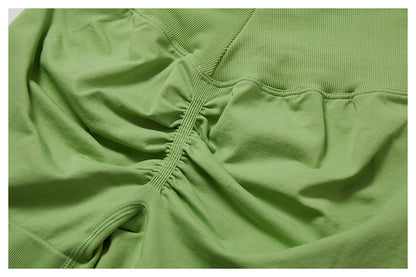 Seamless Strap Back Shorts Set