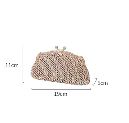 Formal rhinestone clutch meaurements