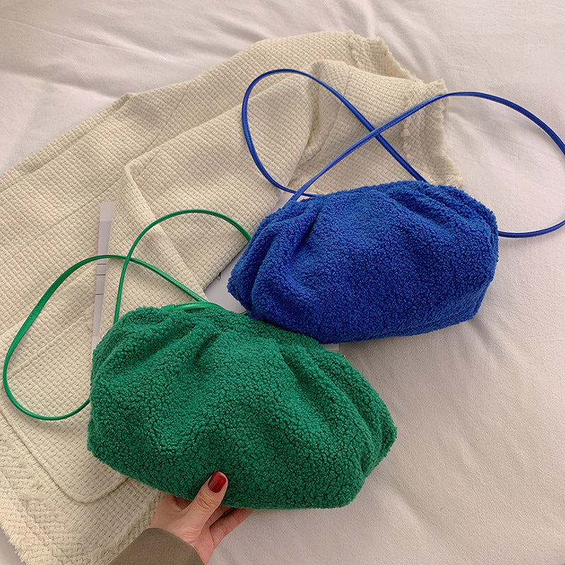 Lamb Wool Cloud Bag