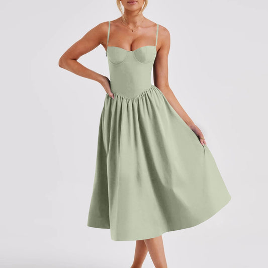 Retro Long Court Style Dress