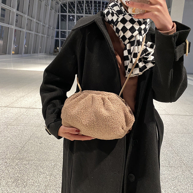 Lamb Wool Cloud Bag