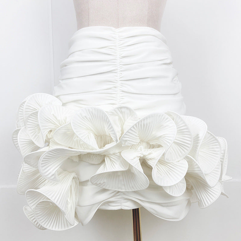 Three-dimensional Flower Skirt