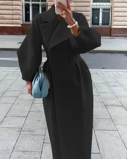 Lantern Sleeves Lapel Jacket