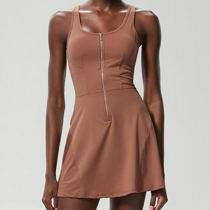sports dress brown 