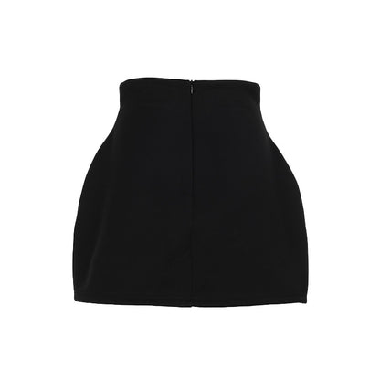 Rhinestone Short Skirt