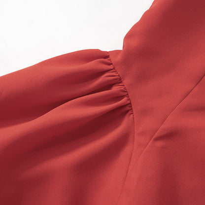Boat-neck Elegant Dress