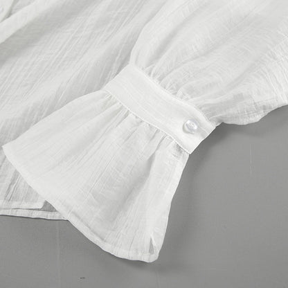 Bow Tie See-through Shirt