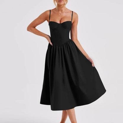 Retro Long Court Style Dress