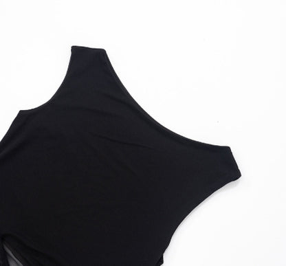 Asymmetrical Slim Fit Top