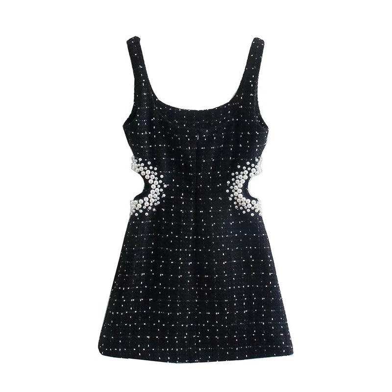Pearl Woolen Midriff Dress